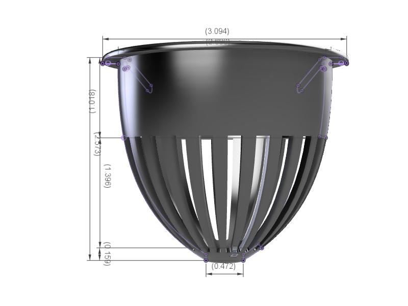 2.75" Filter Sock Cup - Filter Sock Replacement System
