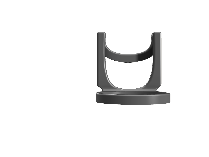 4" Filter Sock Holder for 1/4" rimless tanks - longshank