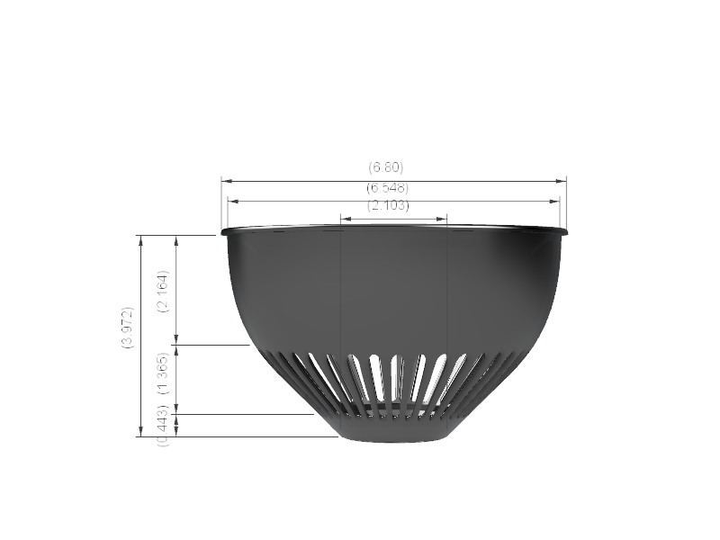 7" Filter Sock Cup - Filter Sock Replacement System