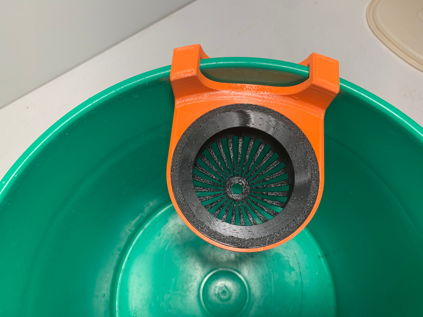 4" Filter Sock Holder for a Bucket